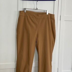 CHICO’s CARAMEL BROWN  PANTS WITH ANKLE DETAIL  2.5 12/14/16 VGC